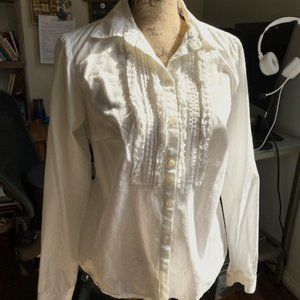 White cotton blouse